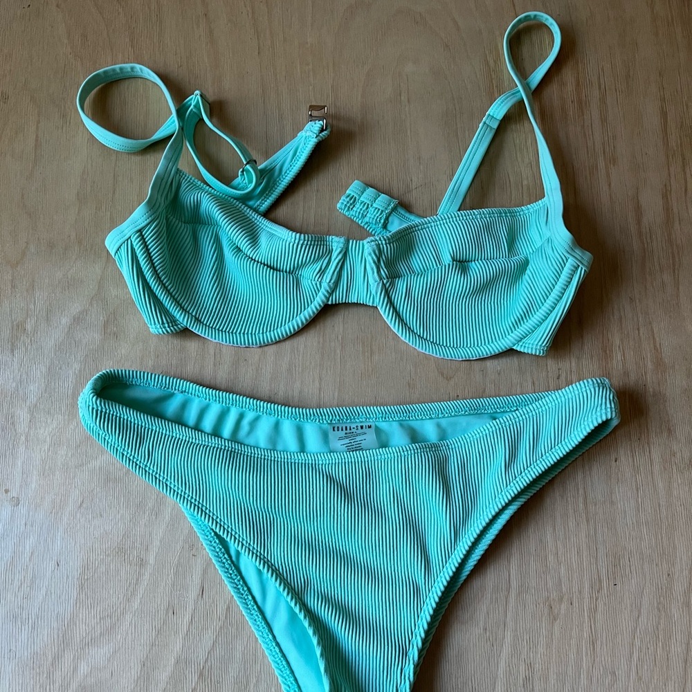 Kona Swim light green bikini
